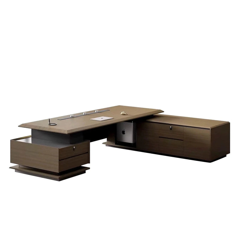 Aspen · Modern L-Shaped Executive Desk