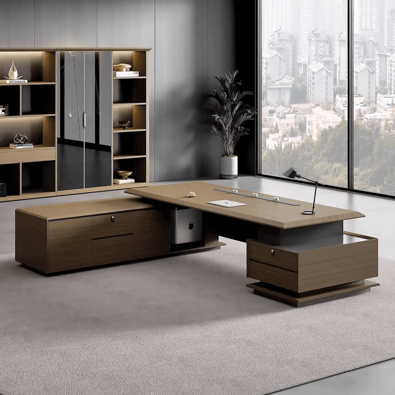 Aspen · Modern L-Shaped Executive Desk