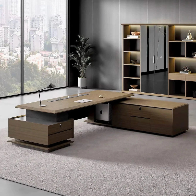 Aspen · Modern L-Shaped Executive Desk
