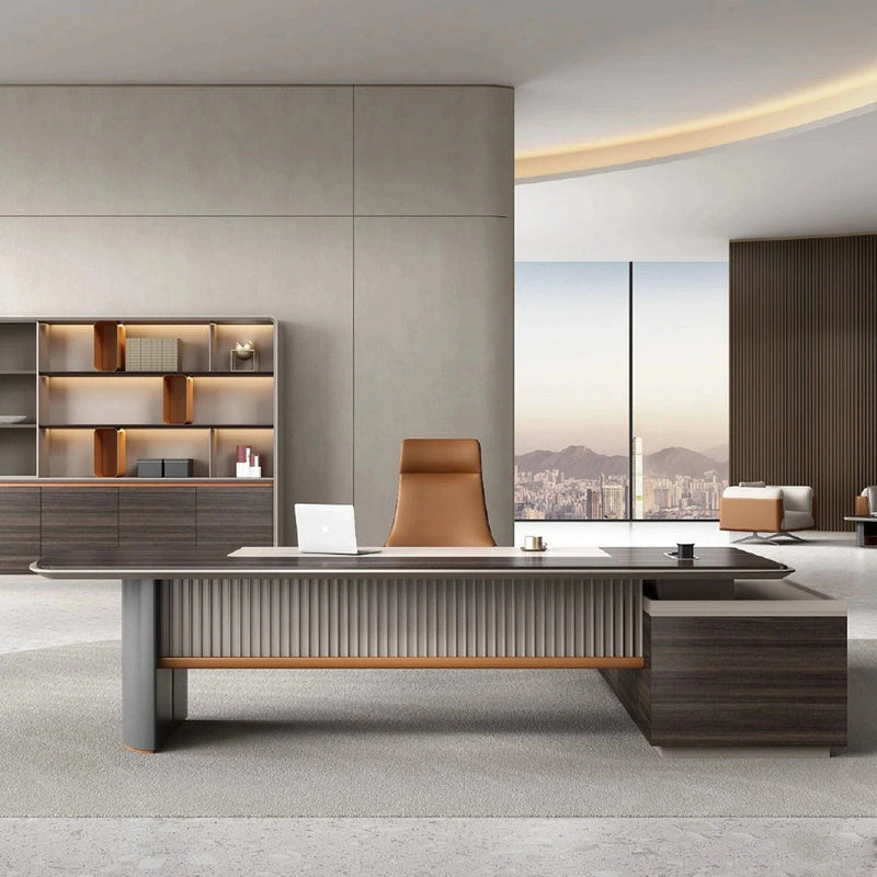 Asric · Modern L-Shaped Executive Desk