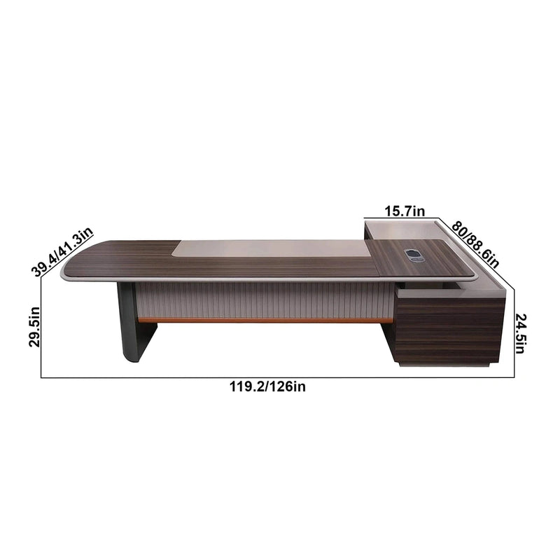 Asric · Modern L-Shaped Executive Desk