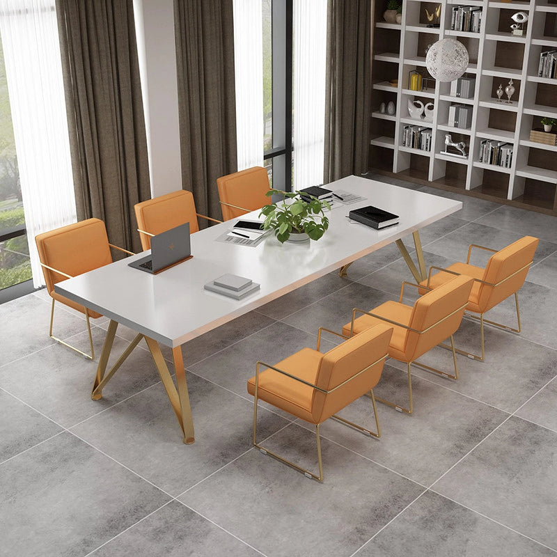 Astrid ยท Collaborative Meeting Table, White