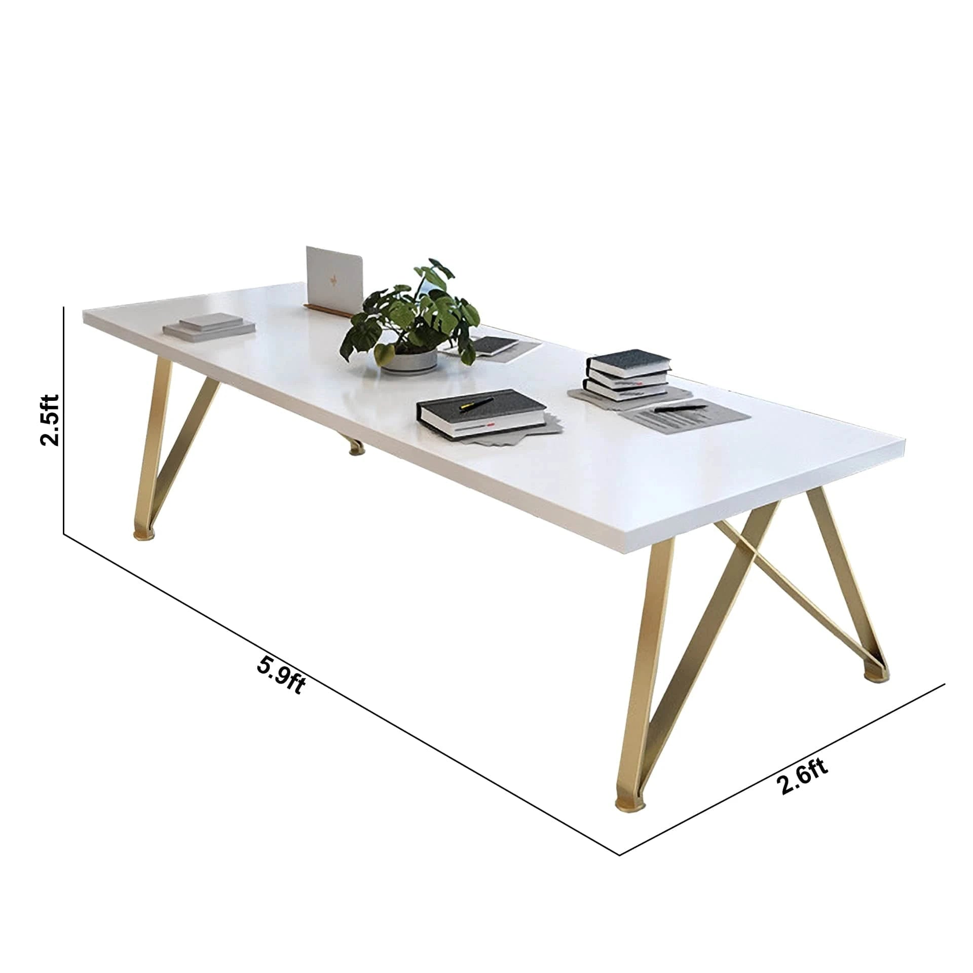 Astrid ยท Collaborative Meeting Table, White
