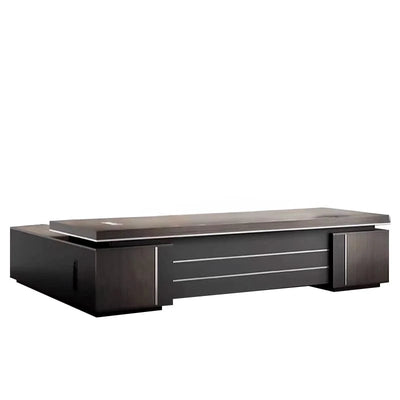 August ยท Modern L-Shaped Executive Desk