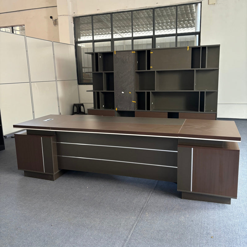 August ยท Modern L-Shaped Executive Desk