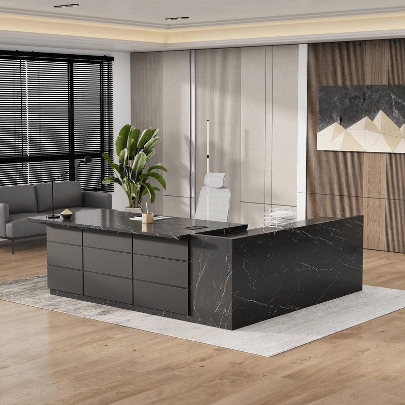 Austin · Modern L-Shaped Executive Desk