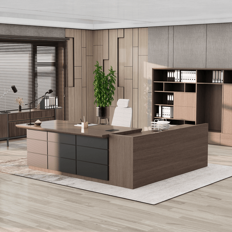 Austin · Modern L-Shaped Executive Desk