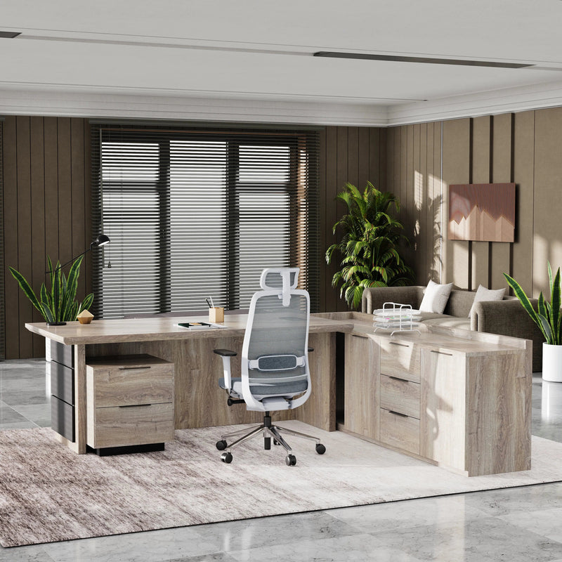 Austin · Modern L-Shaped Executive Desk