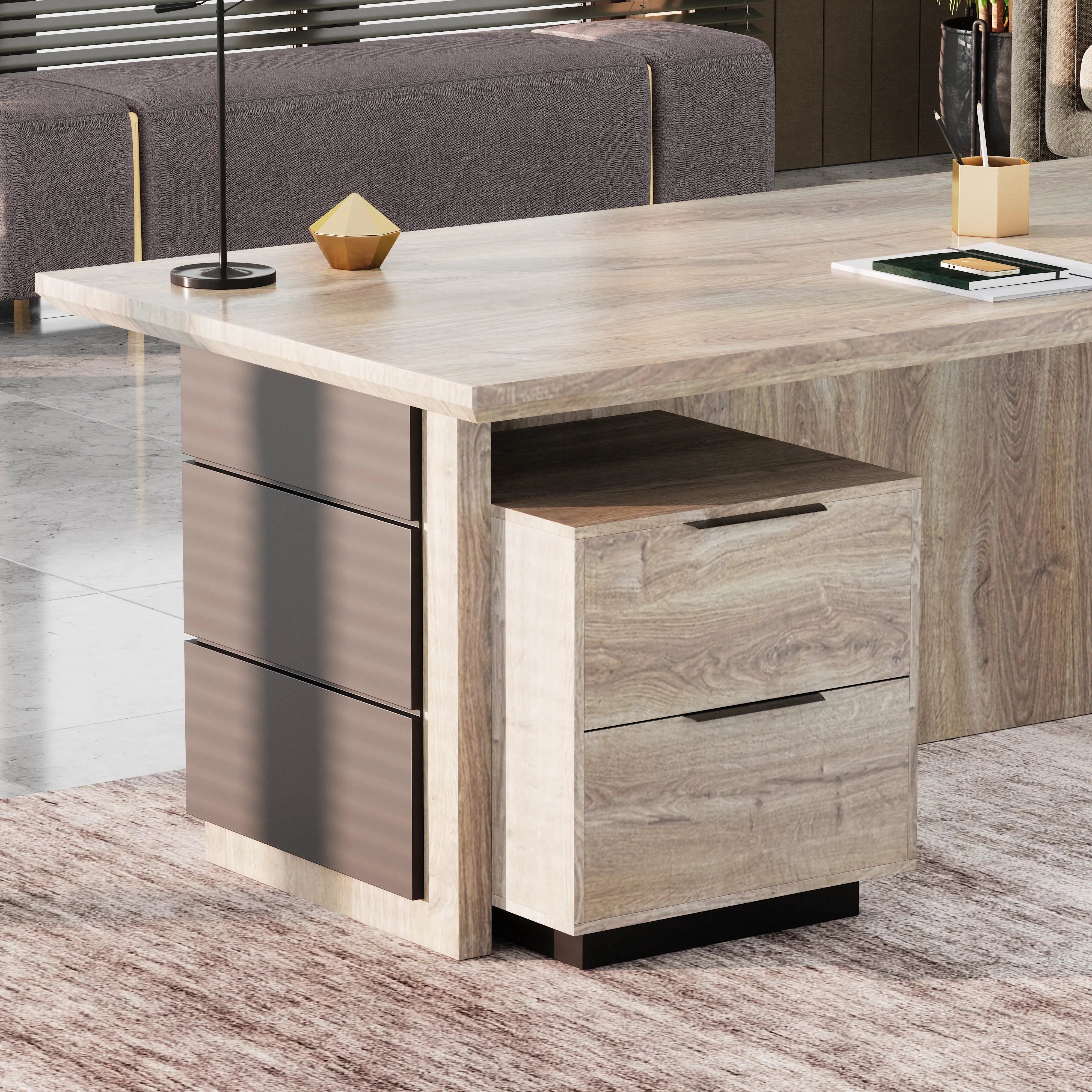 Austin · Modern L-Shaped Executive Desk