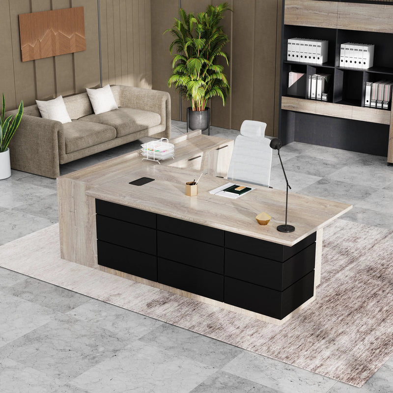 Austin · Modern L-Shaped Executive Desk