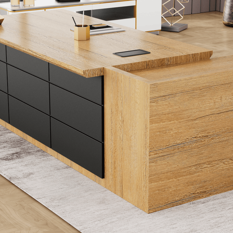 Austin · Modern L-Shaped Executive Desk