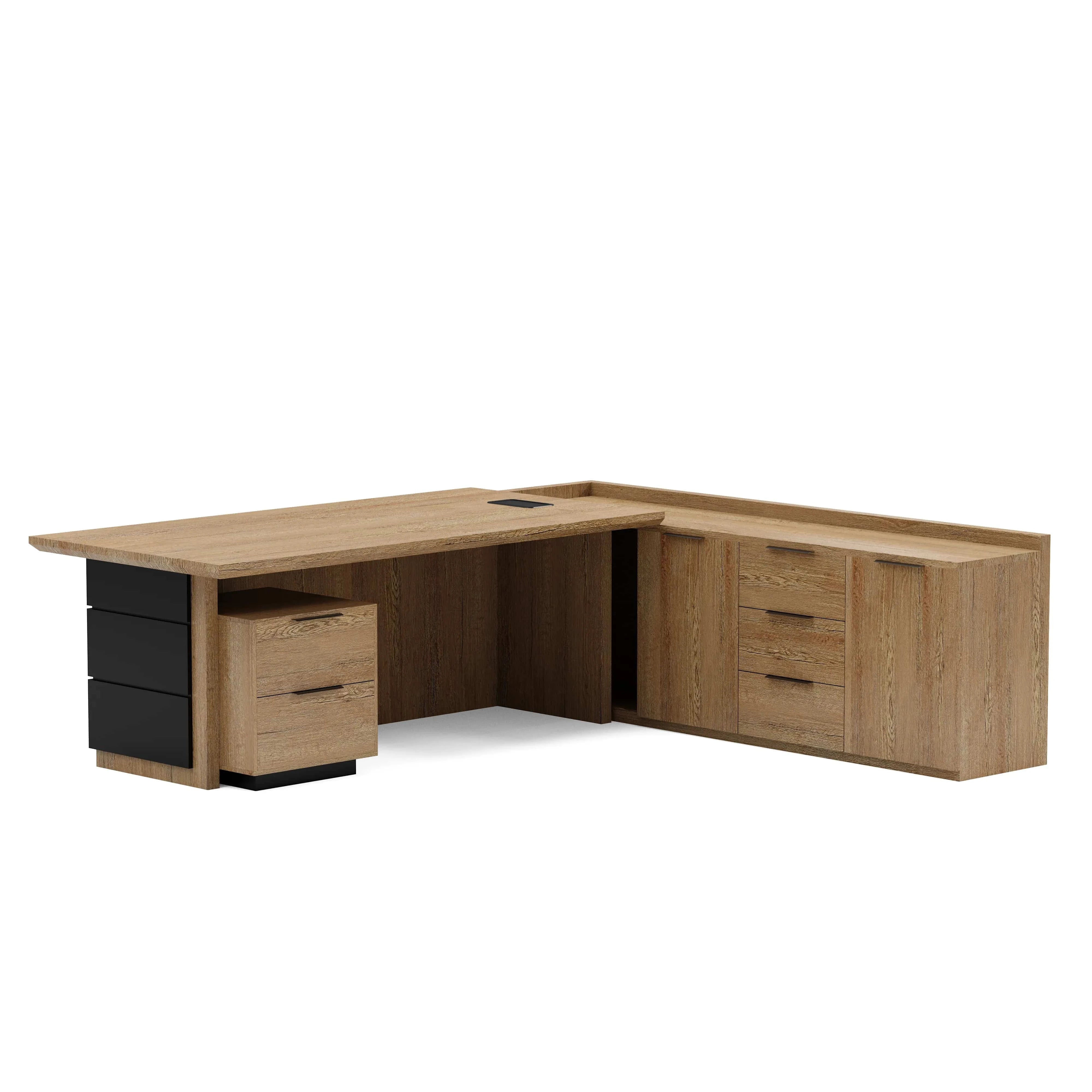 Austin · Modern L-Shaped Executive Desk