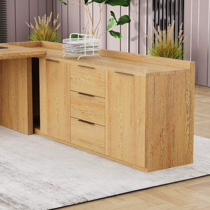 Austin · Modern L-Shaped Executive Desk