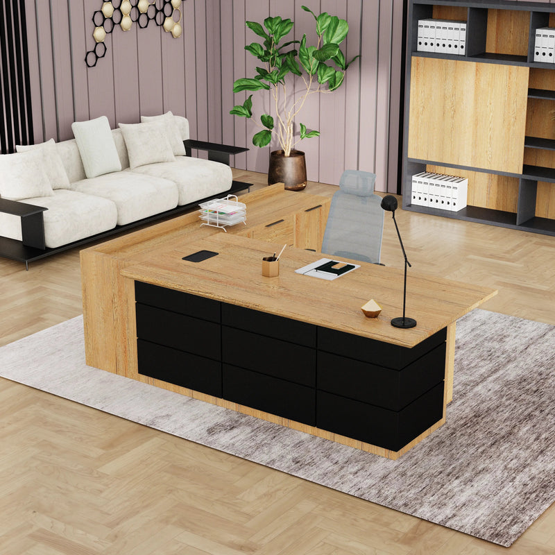 Austin · Modern L-Shaped Executive Desk