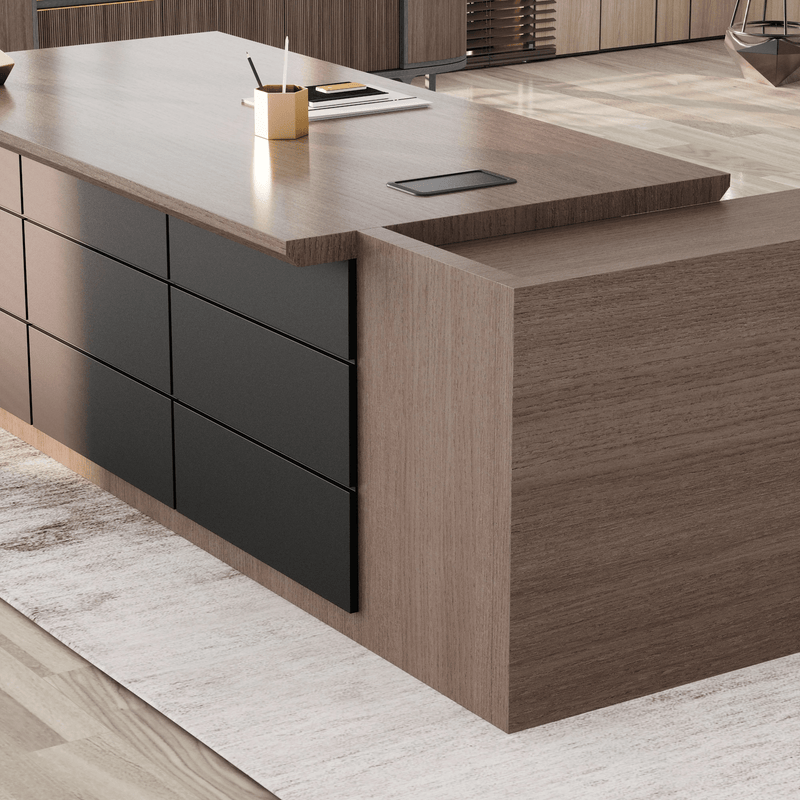 Austin · Modern L-Shaped Executive Desk