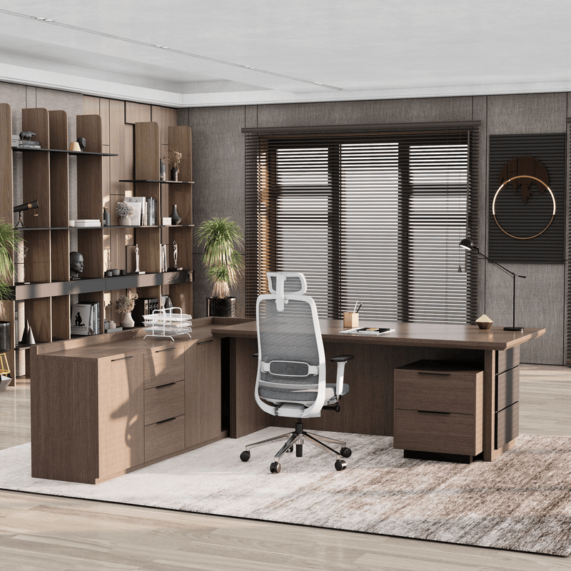 Austin · Modern L-Shaped Executive Desk