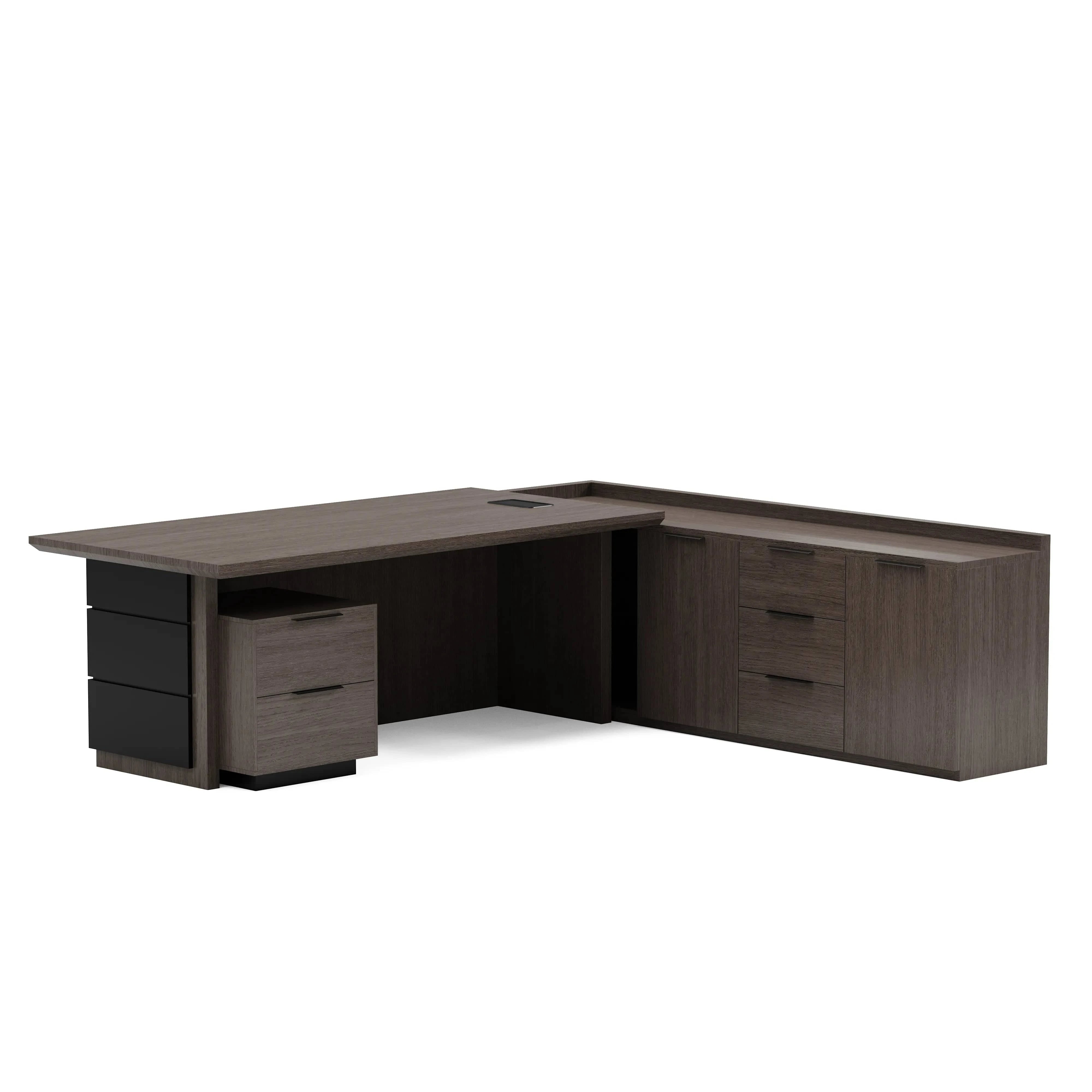 Austin · Modern L-Shaped Executive Desk