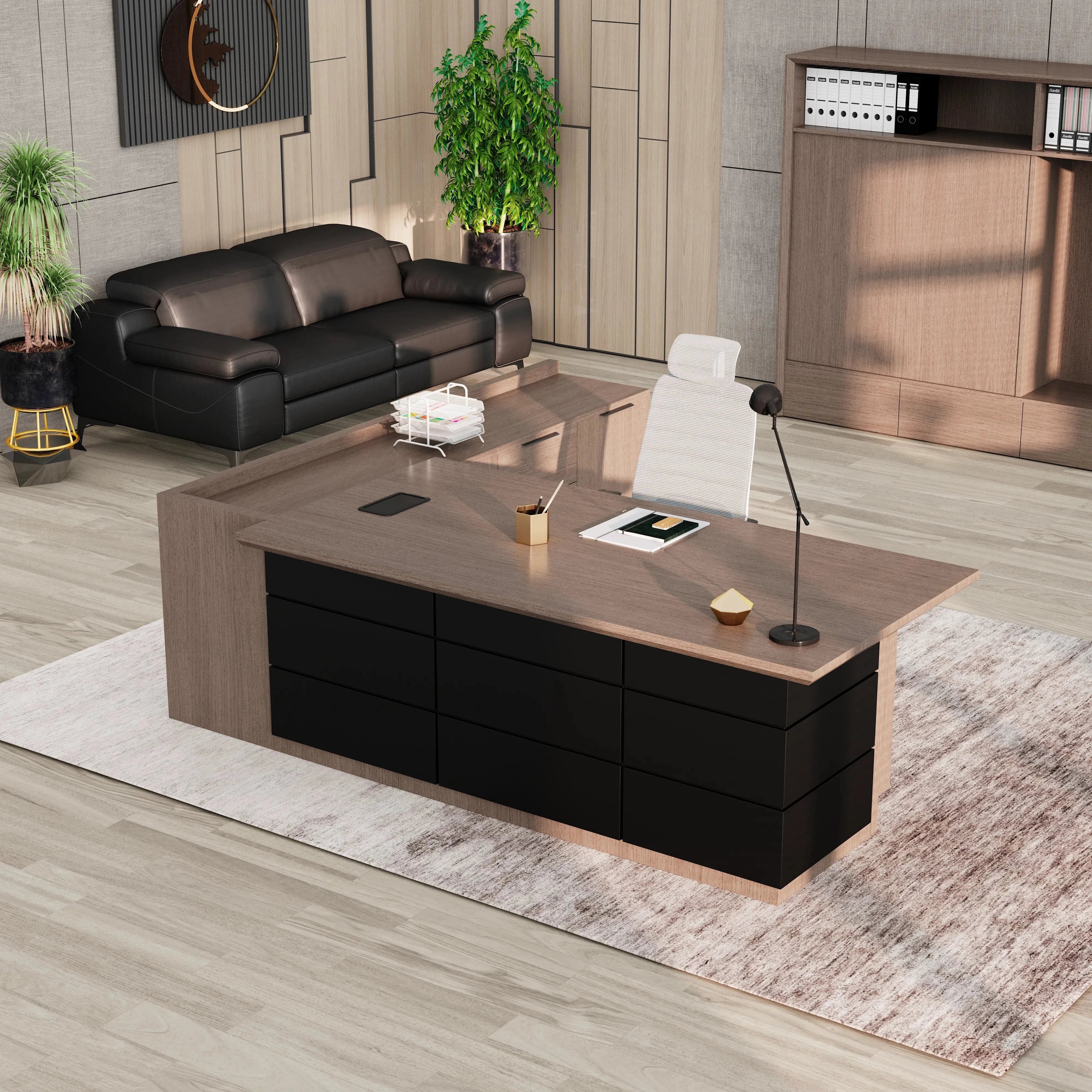 Austin · Modern L-Shaped Executive Desk