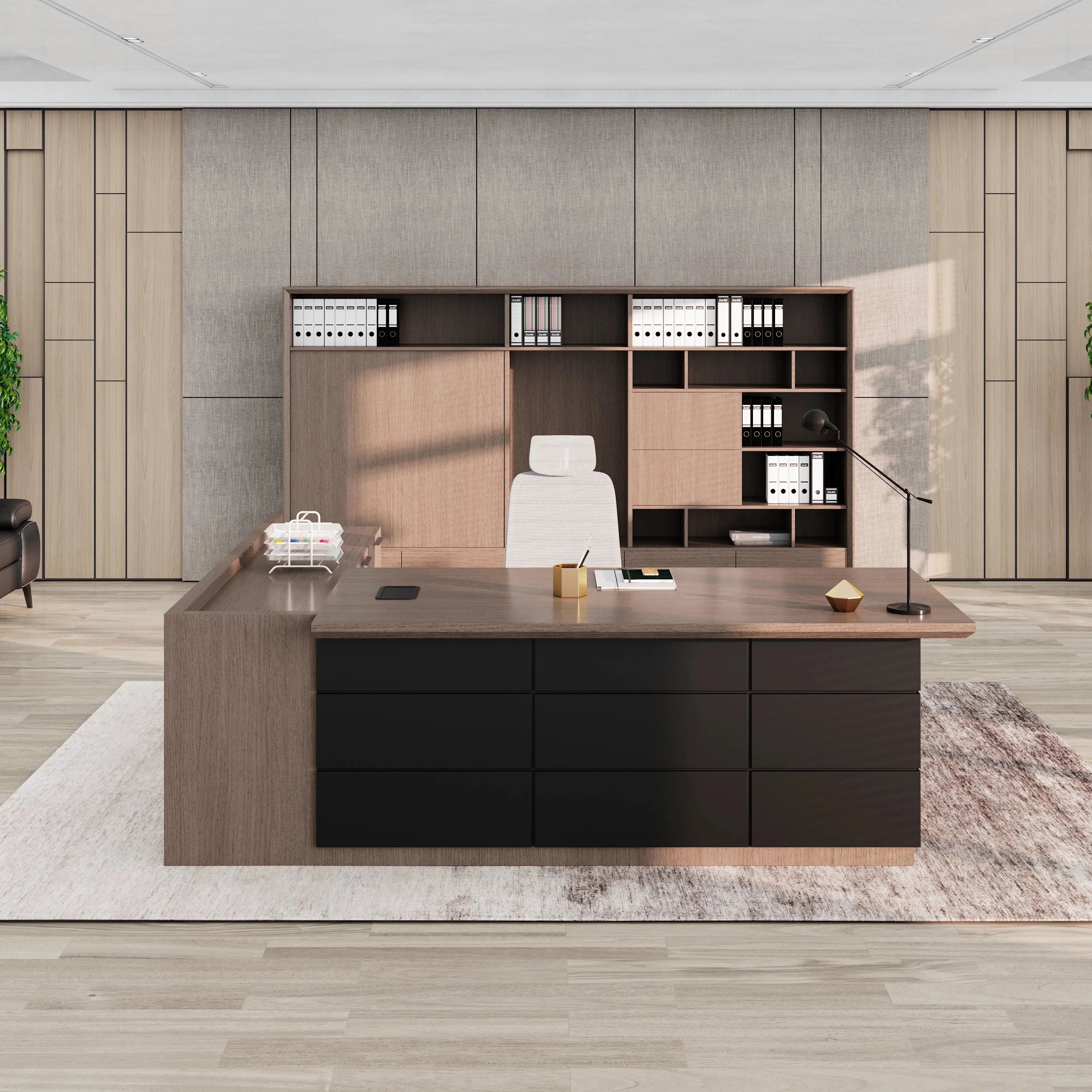 Austin · Modern L-Shaped Executive Desk