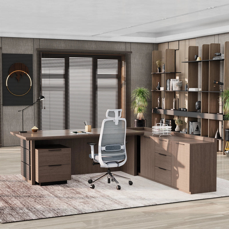Austin · Modern L-Shaped Executive Desk