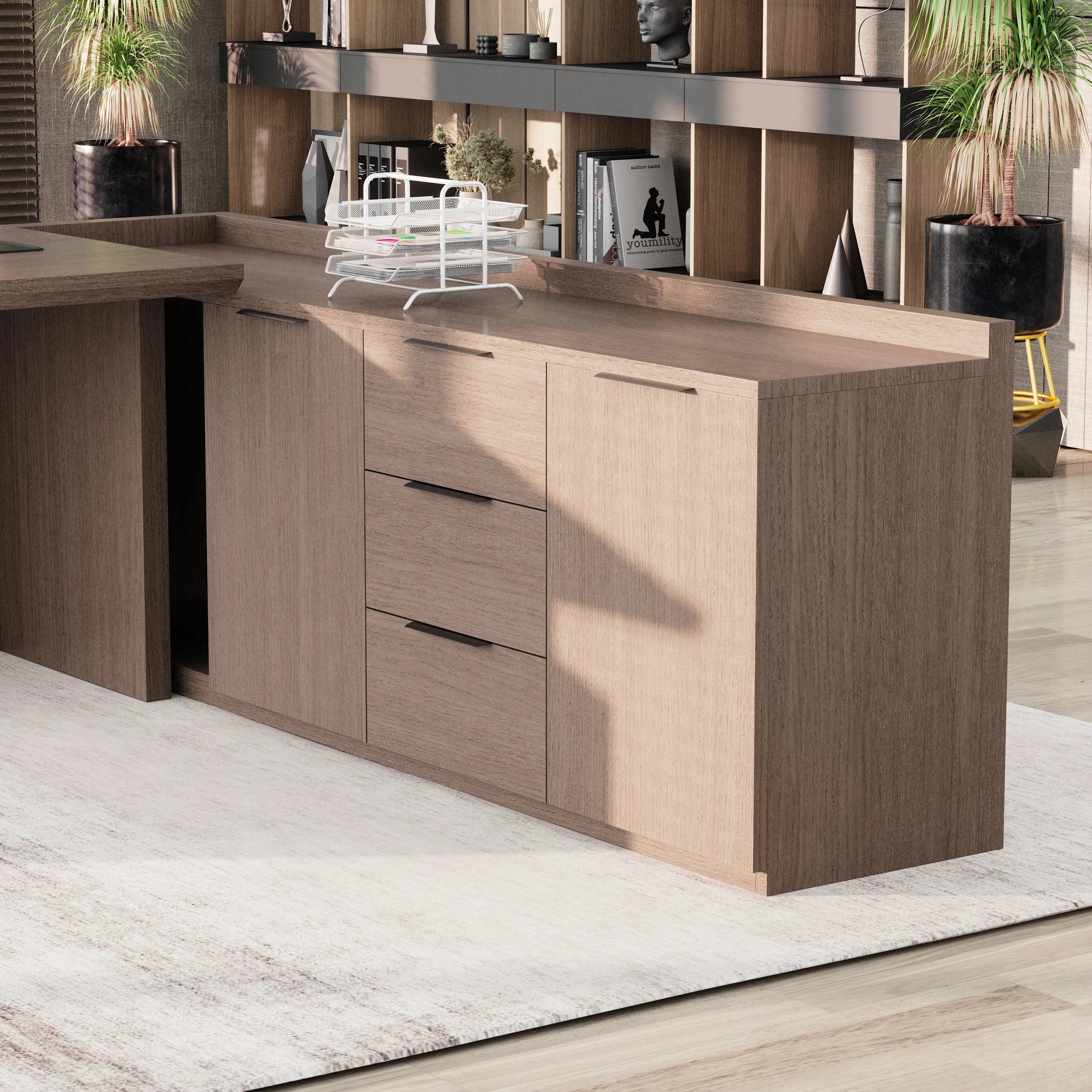 Austin · Modern L-Shaped Executive Desk