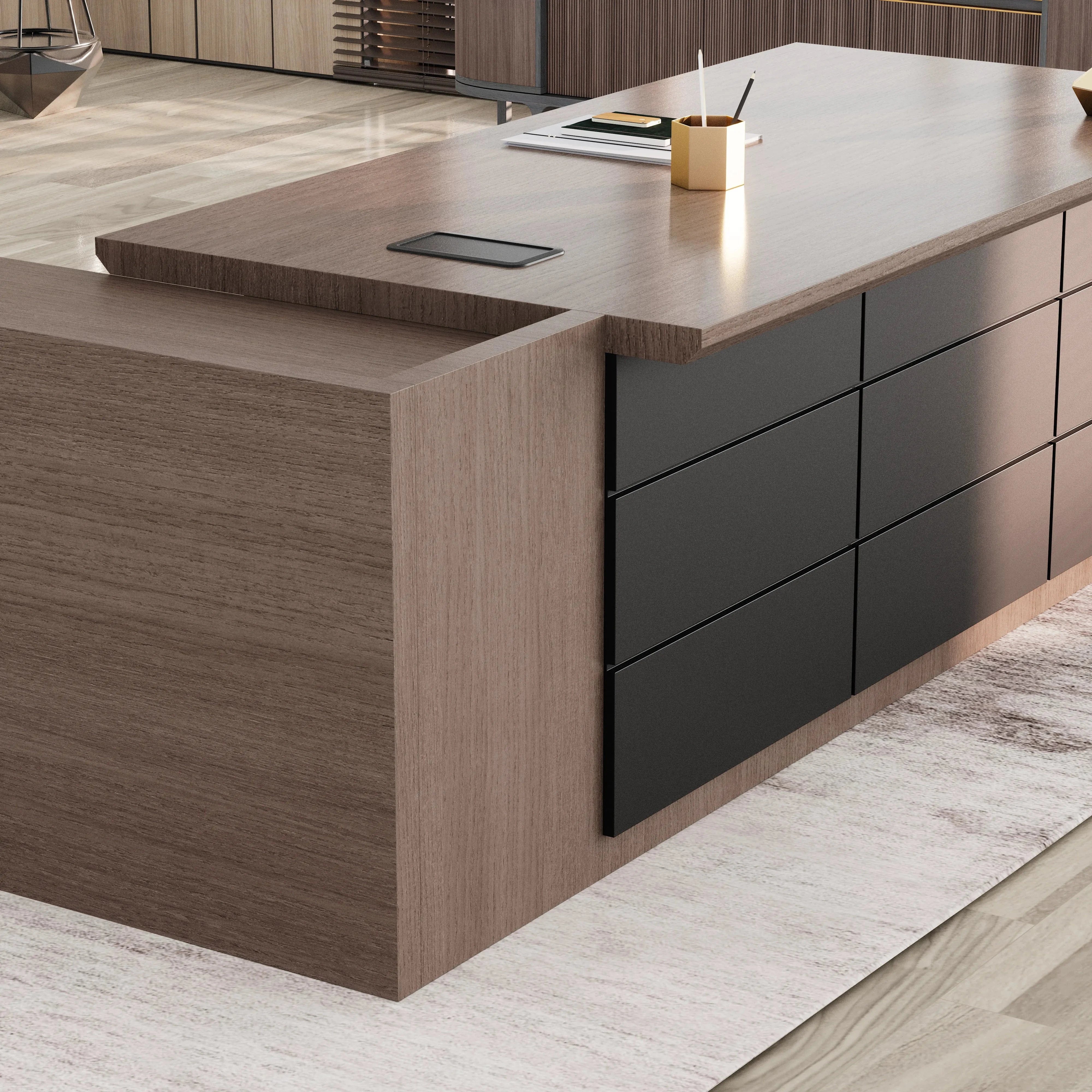 Austin · Modern L-Shaped Executive Desk