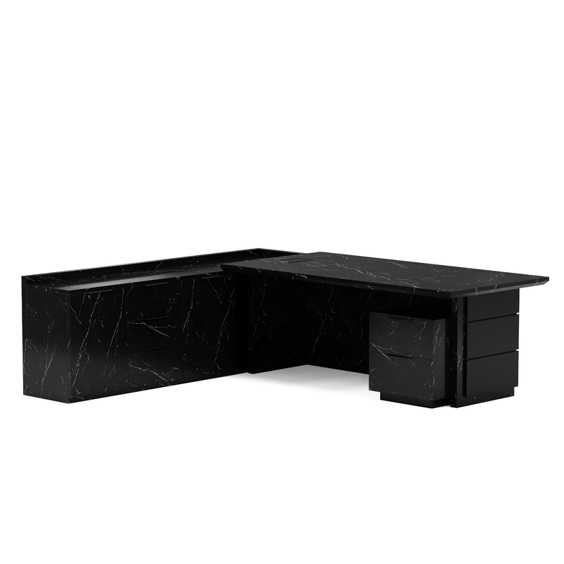 Austin · Modern L-Shaped Executive Desk