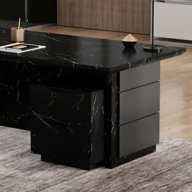 Austin · Modern L-Shaped Executive Desk
