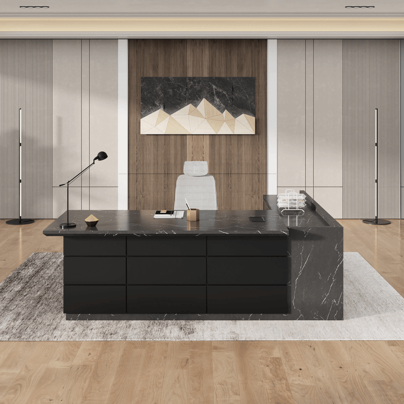 Austin · Modern L-Shaped Executive Desk