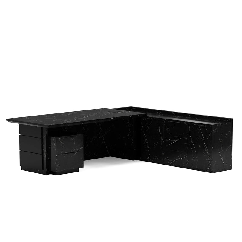 Austin · Modern L-Shaped Executive Desk