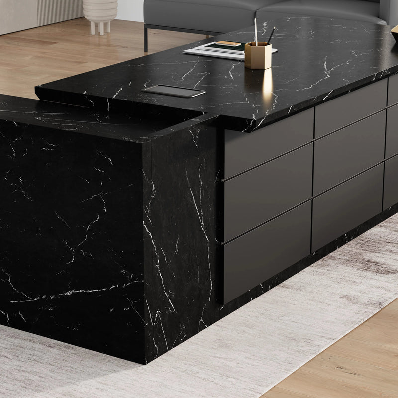 Austin · Modern L-Shaped Executive Desk