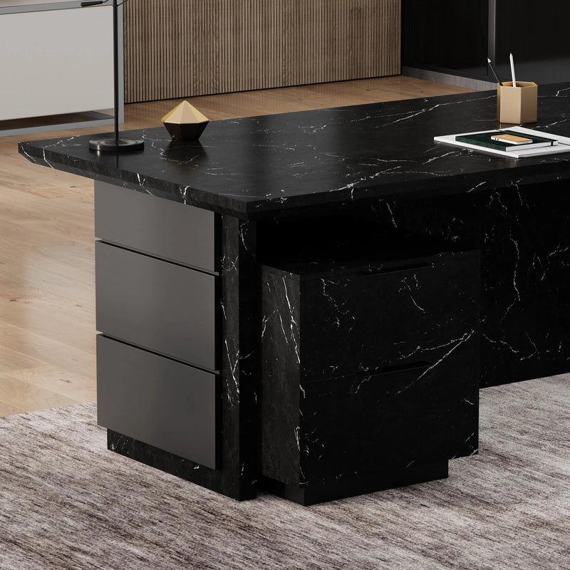 Austin · Modern L-Shaped Executive Desk