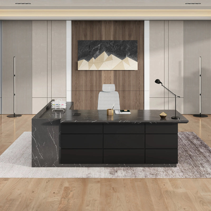 Austin · Modern L-Shaped Executive Desk