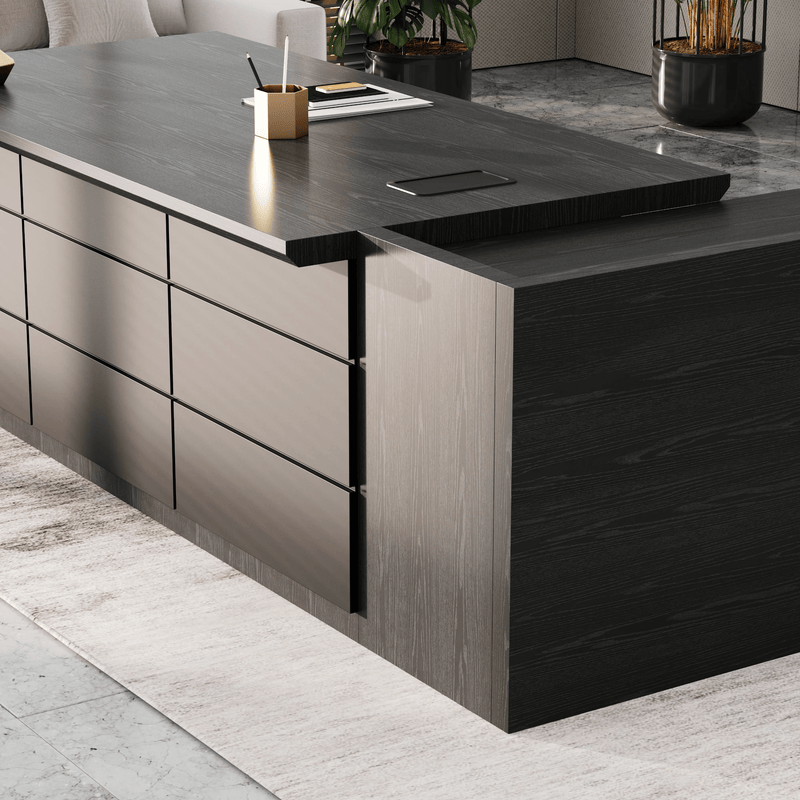Austin · Modern L-Shaped Executive Desk