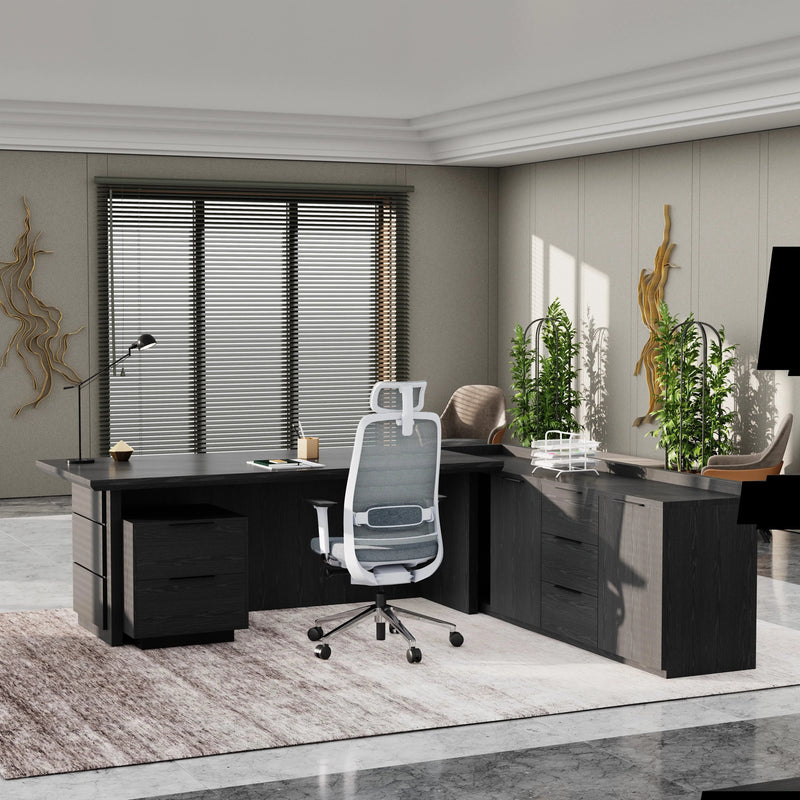 Austin · Modern L-Shaped Executive Desk