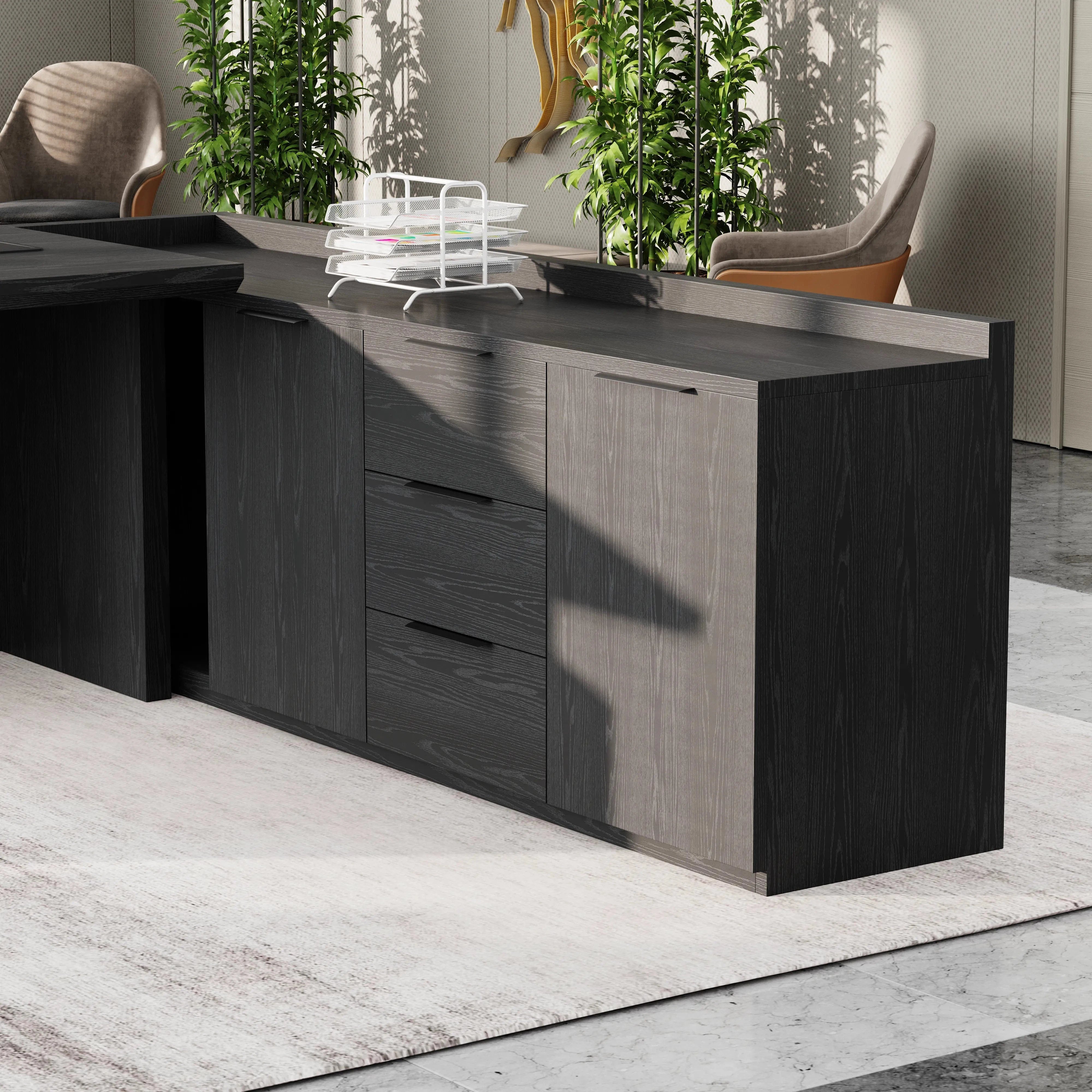 Austin · Modern L-Shaped Executive Desk