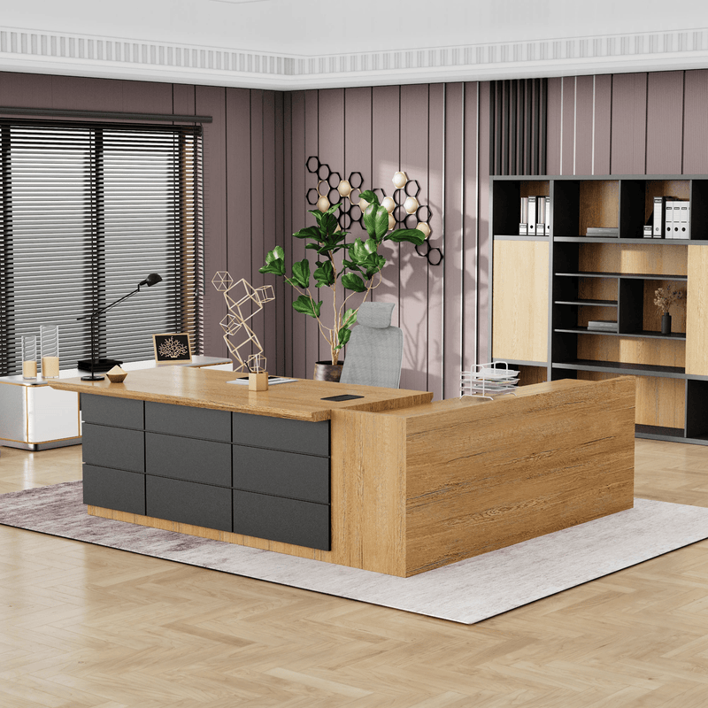 Austin · Modern L-Shaped Executive Desk