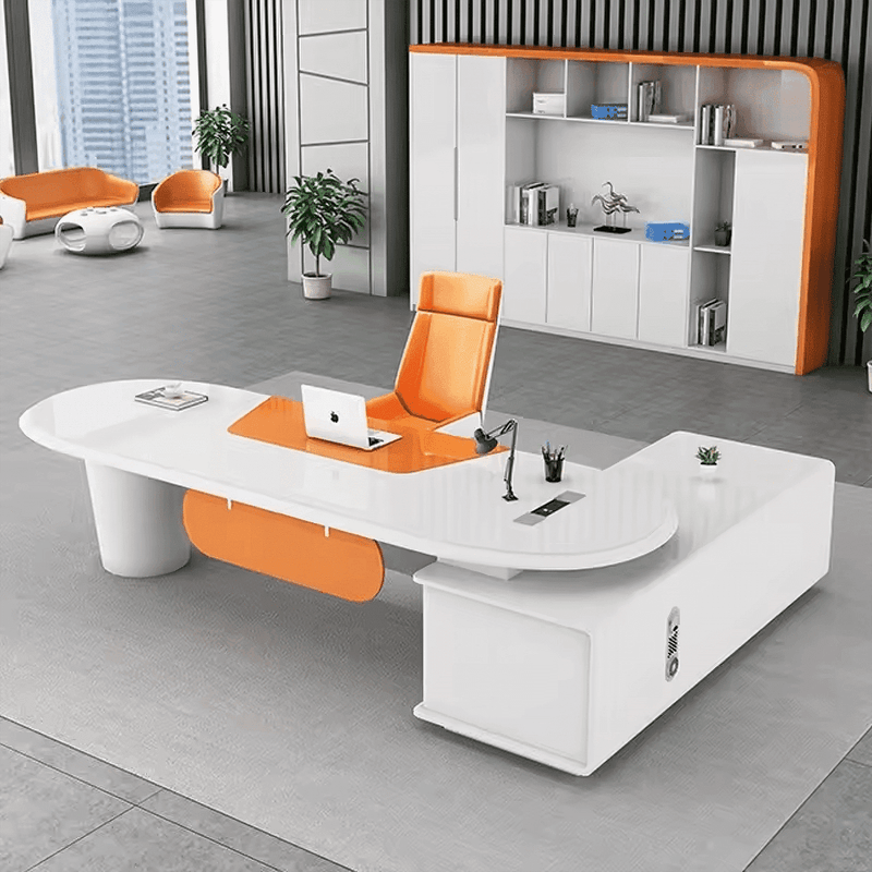 Aviana · Modern L-Shaped Executive Desk