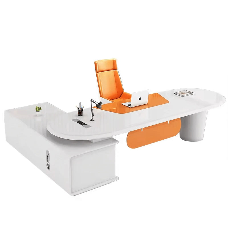 Aviana · Modern L-Shaped Executive Desk