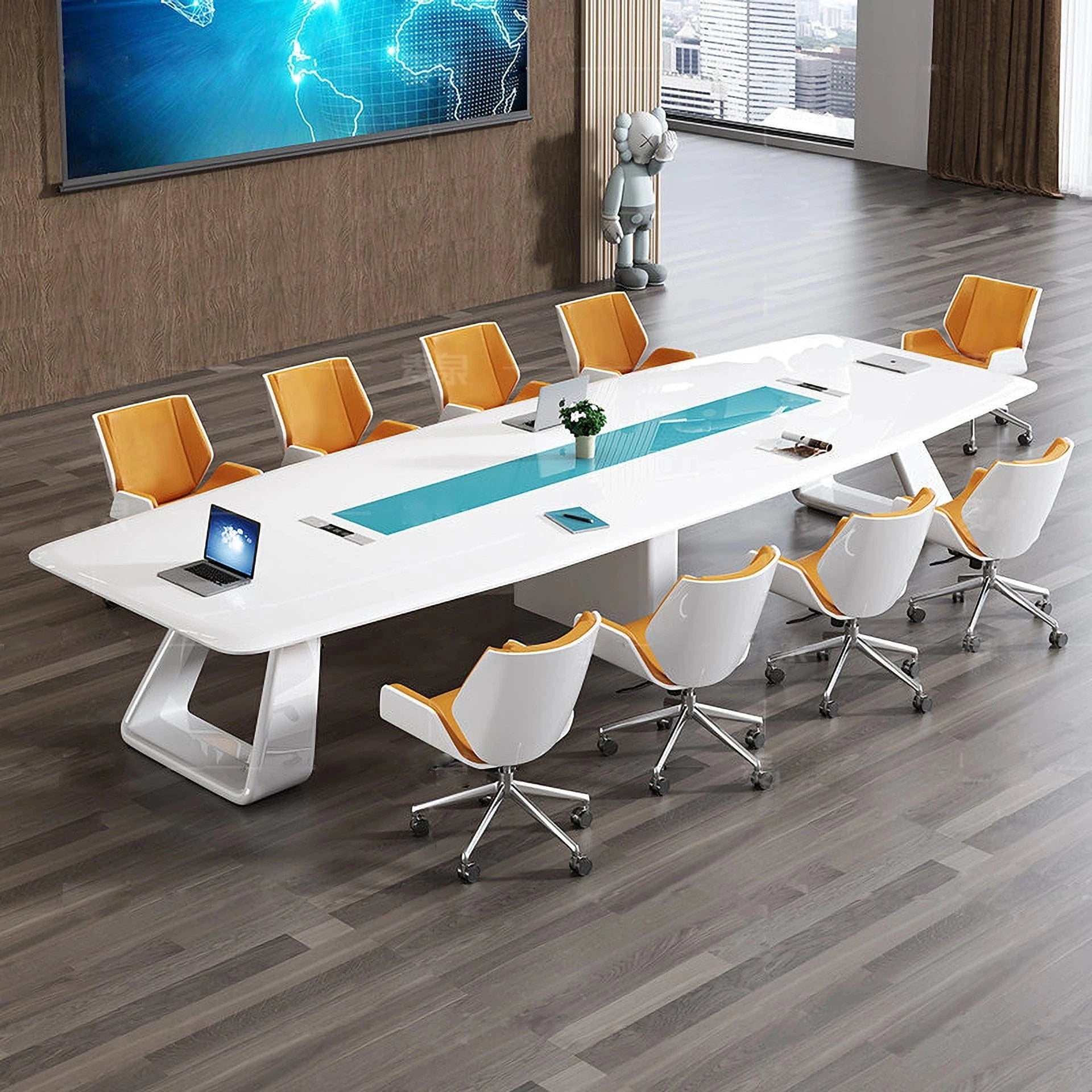 Azra ยท Conference Room Table, White