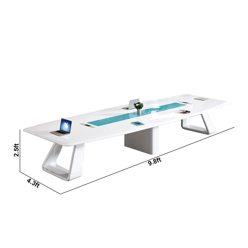 Azra ยท Conference Room Table, White