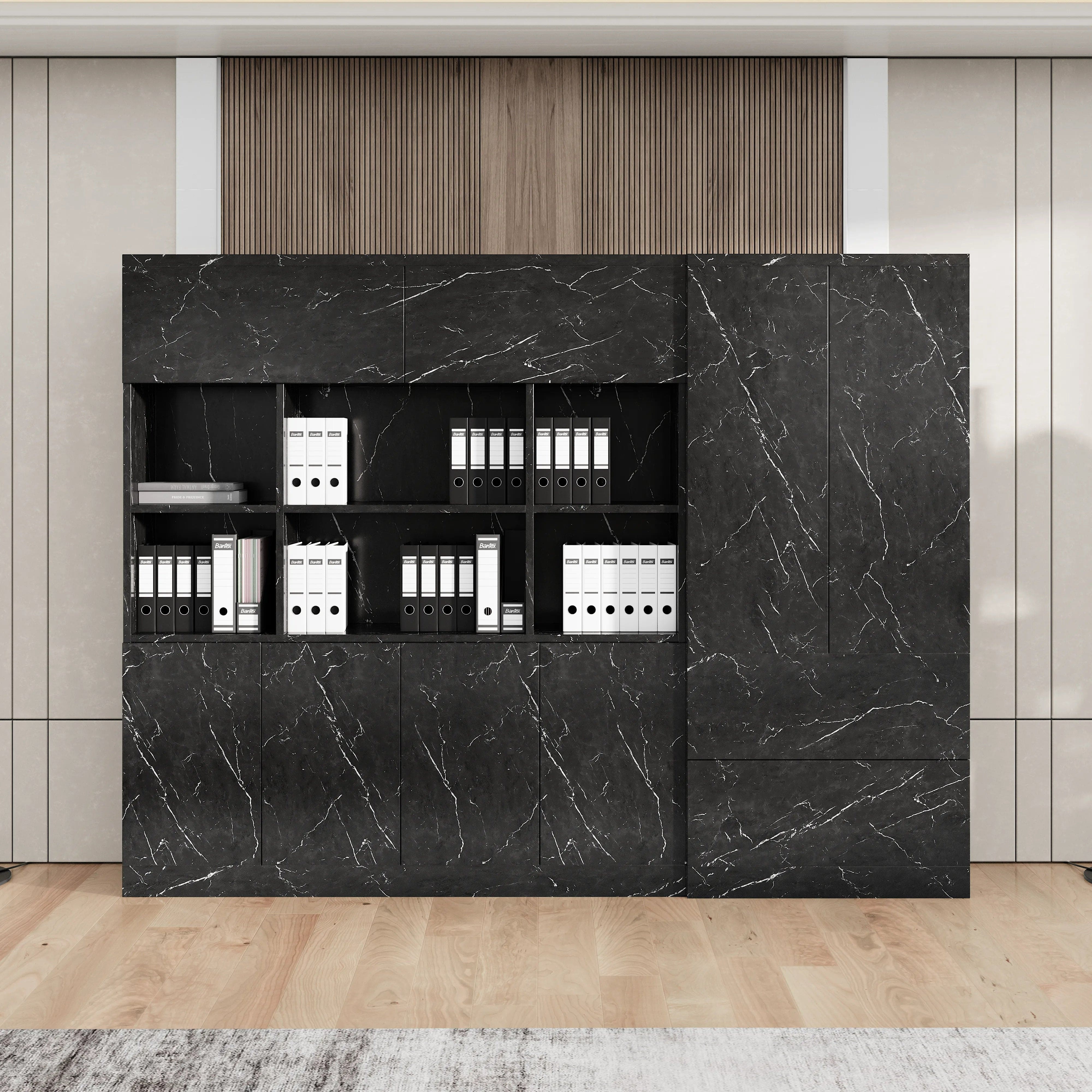 Benedict ยท Mixed Media Office Shelves & Storage Cabinets