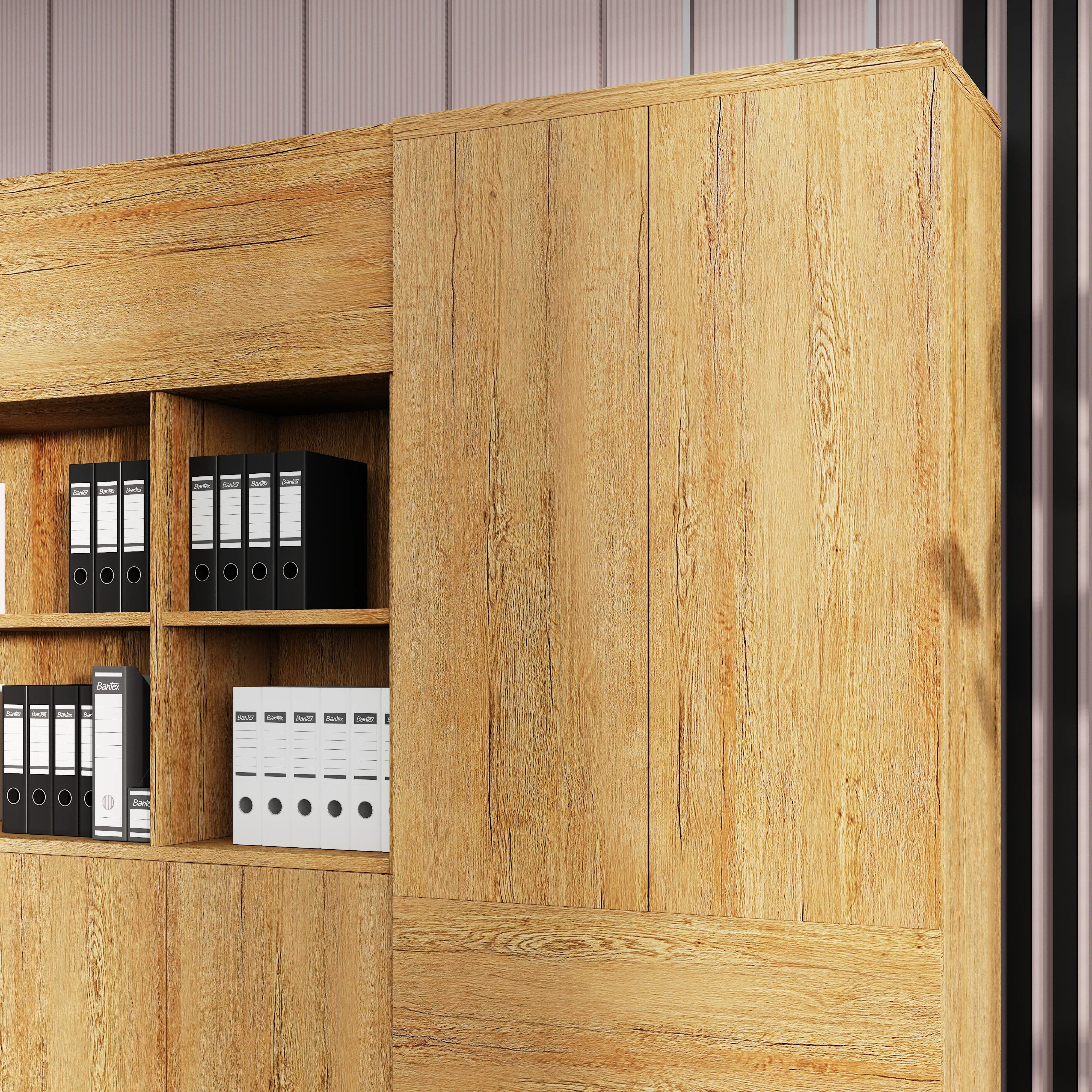 Benedict ยท Mixed Media Office Shelves & Storage Cabinets
