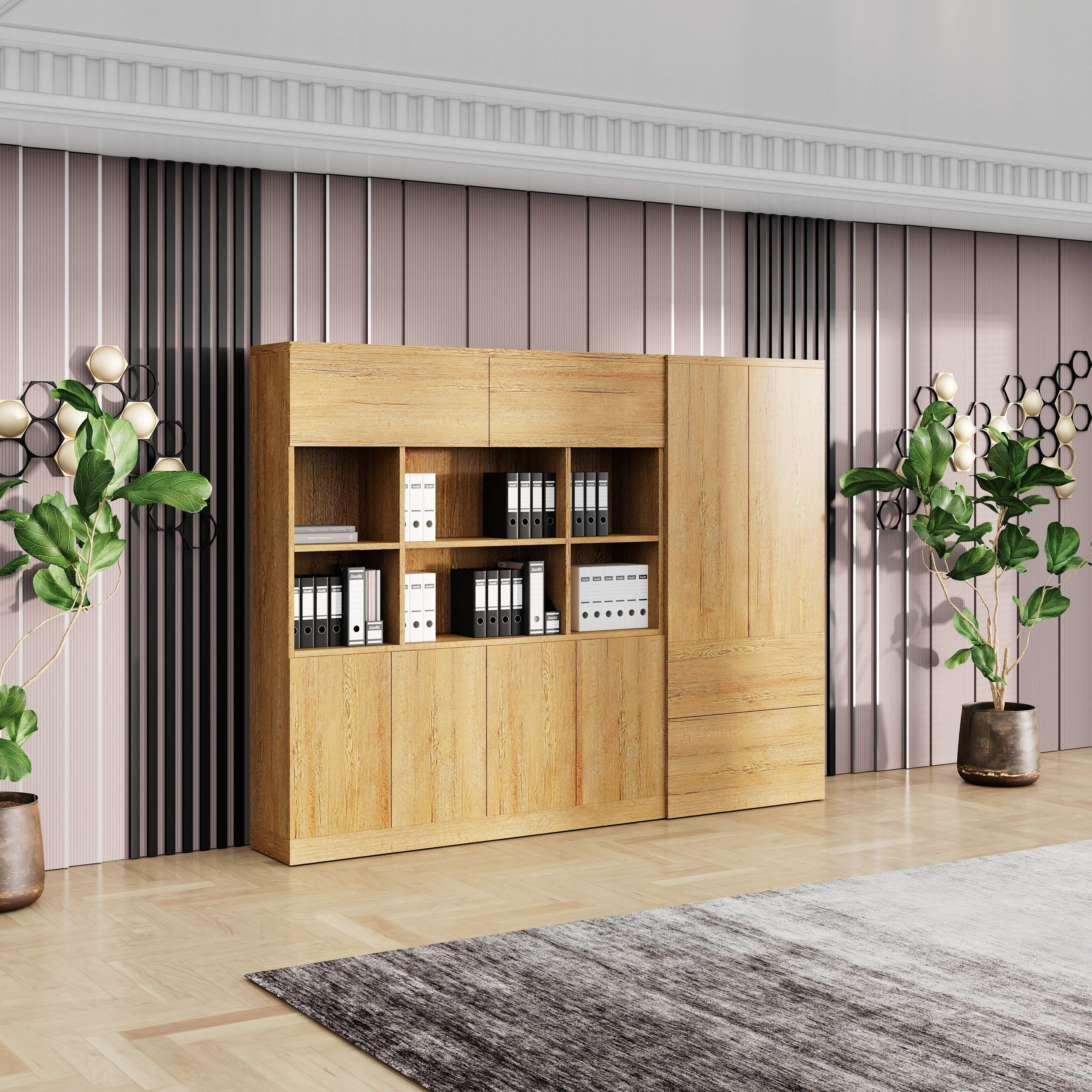Benedict ยท Mixed Media Office Shelves & Storage Cabinets