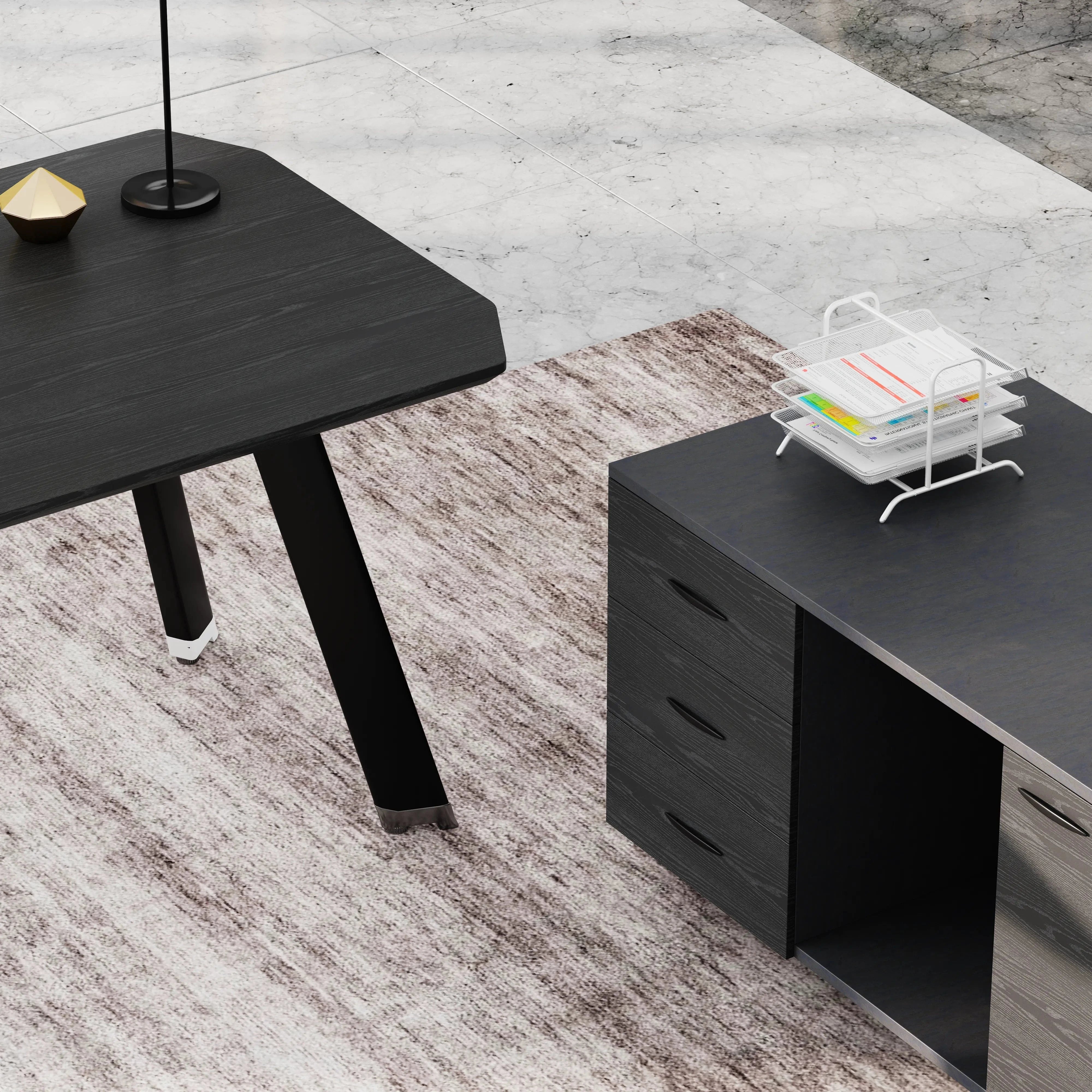 Bentley · Executive Desk w/ Mobile Storage