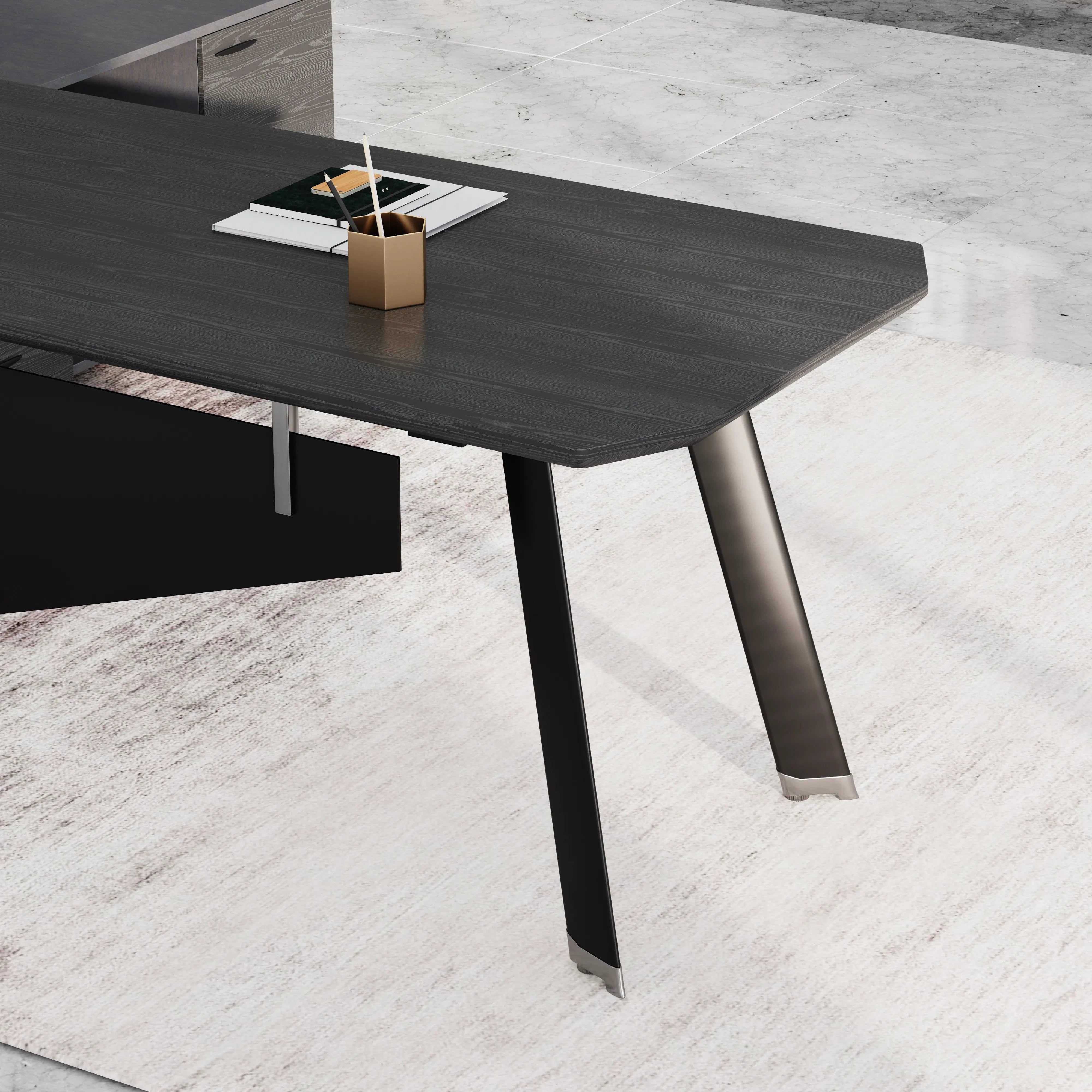Bentley · Executive Desk w/ Mobile Storage