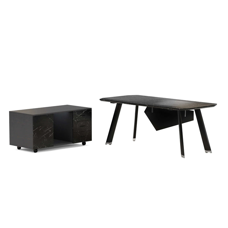 Bentley · Executive Desk w/ Mobile Storage