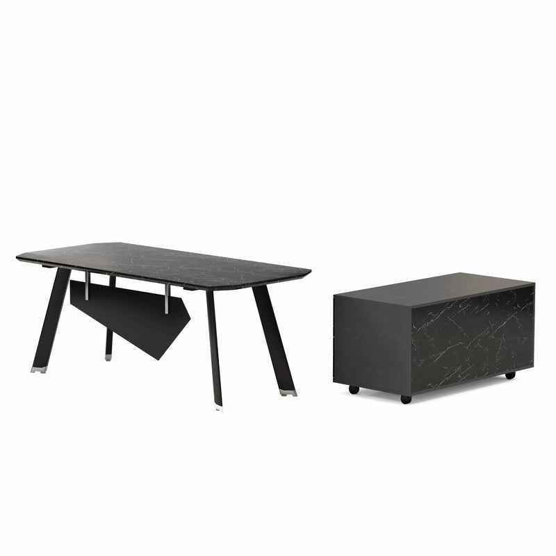 Bentley · Executive Desk w/ Mobile Storage