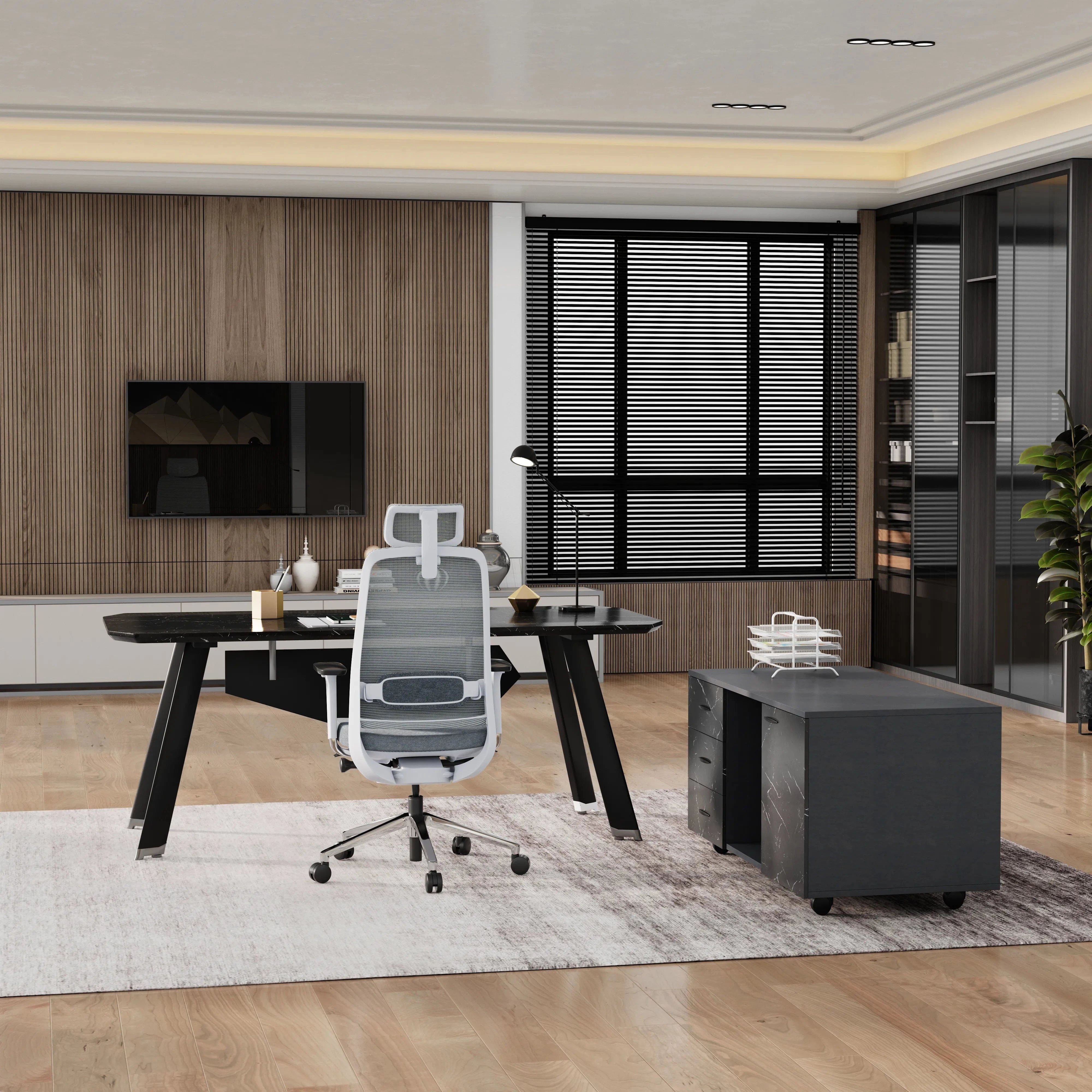 Bentley · Executive Desk w/ Mobile Storage