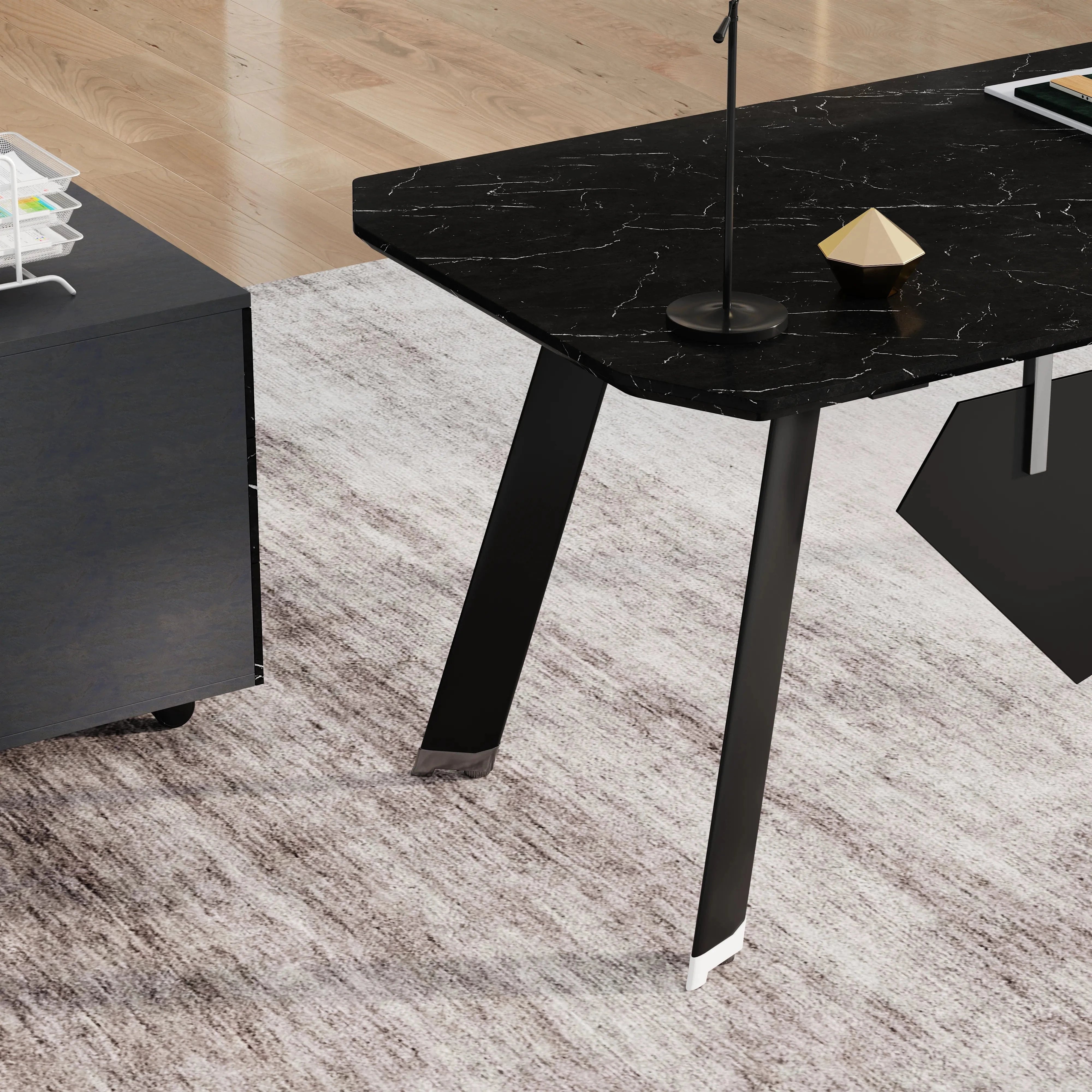 Bentley · Executive Desk w/ Mobile Storage